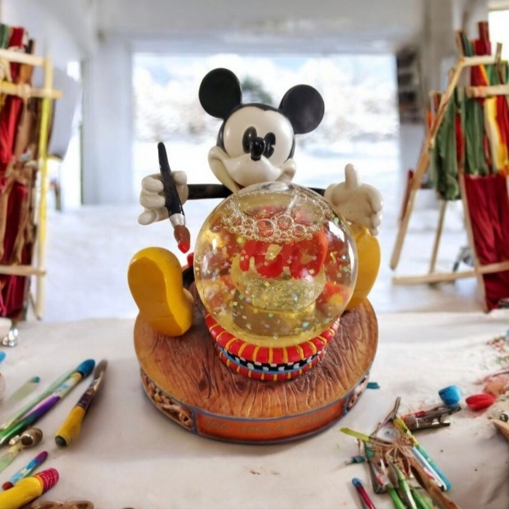 Disney Parks 100 Years of Magic Mickey Mouse Mini Snow Globe